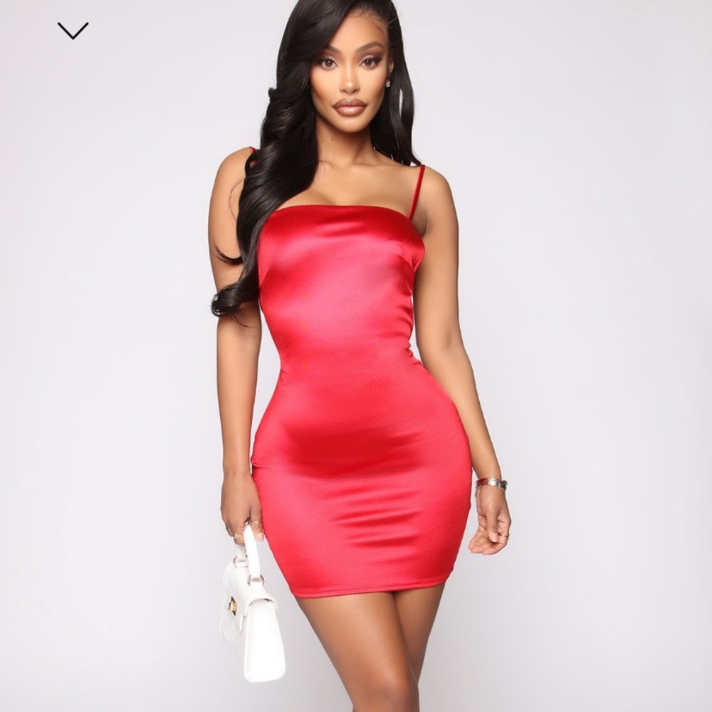 Flirtini satin mini dress